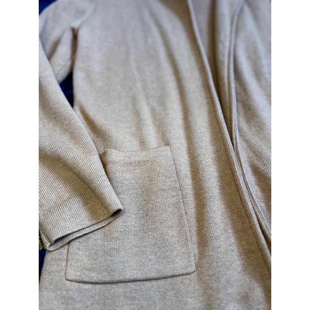 Banana Republic Camel Tan Open Cardigan Size Medium - Picture 6 of 6